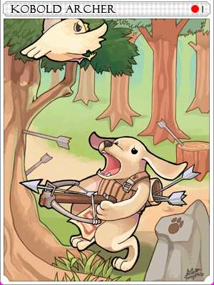 Carta Kobold Arqueiro